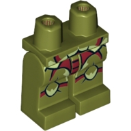Lego nohy, olivově zelená (6023276)